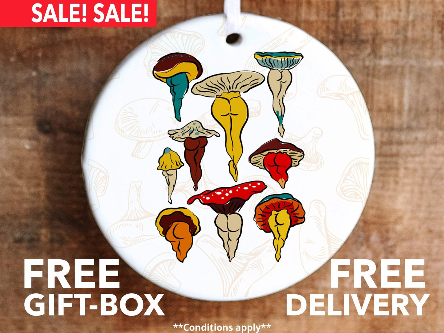 Mushroom Ornament With A Feminine Twist - Made Simple Designs