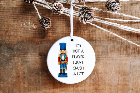 Funny Nutcracker Christmas Ornament - White Elephant Gift - Work Friend Gift - Made Simple Designs
