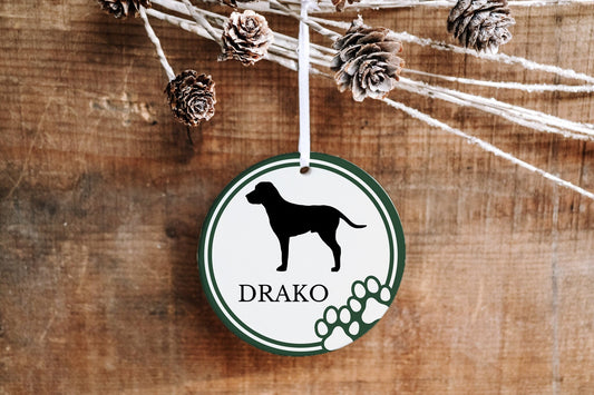 Personalized Dog Ornament - Made Simple Designs